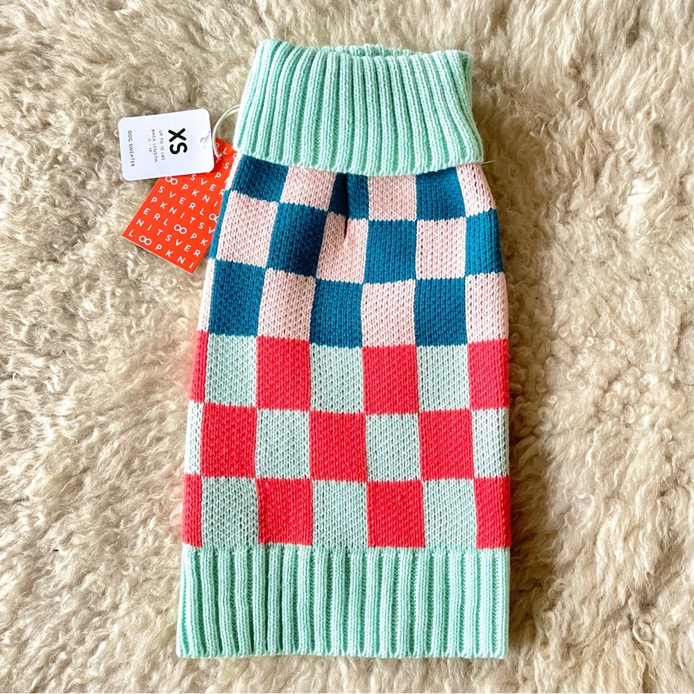Verloop Dog Sweater Checkerboard